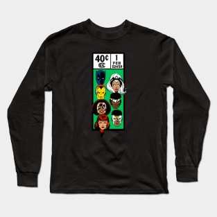 Black Superhero Team Long Sleeve T-Shirt